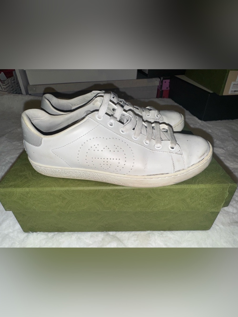 GUCCI W. ACE SNEAKER (size 37)
